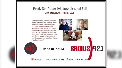 mediaZINE.fm: Prof. Peter Matussek, Uni Siegen - Medienästhetik