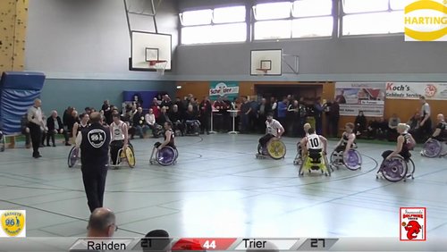 Rollstuhlbasketball 1. Bundesliga: Baskets 96 Rahden vs Doneck Dolphins Trier