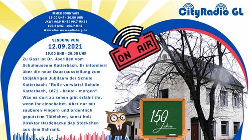 CityRadio GL: Impfaktion zu Karneval 2022, Luftfilter für Schulen, Schulmuseum Katterbach