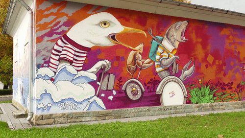 "Mehr Farbe in die Stadt" – Kunst statt Graffiti