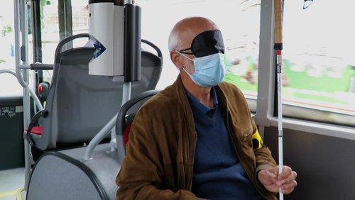 BergTV: Blind im Bus - Ein Experiment