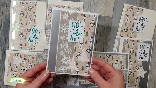 dakrela: Weihnachtliche Kartenideen - "One Sheet Wonder"