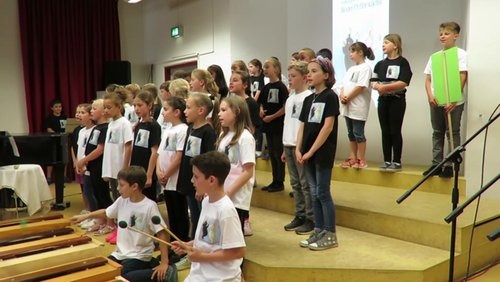 Theaterstück "Wo der Pfeffer wächst" an der Katholischen Grundschule Frankenforst