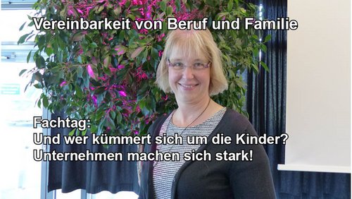 Business & Mensch: Beruf und Familie vereinbaren – Katja Sträde, "G.I.B" – Werkstattgespräch 1