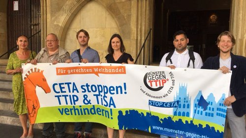 Münster gegen TTIP: Weltklimakonferenz, Freihandelsabkommen "TTIP"