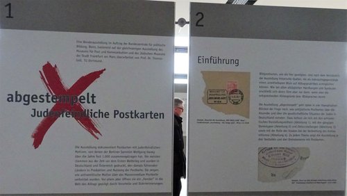 DO-MU-KU-MA: "abgestempelt - Judenfeindliche Postkarten", Ausstellung in Dortmund-Hörde
