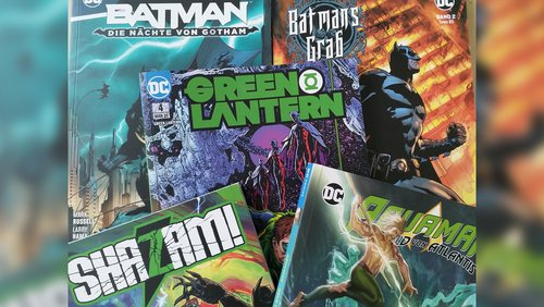 Kunststoff: Batmans Grab, Green Lantern - Die jungen Wächter, Aquaman - Kampf um den Thron