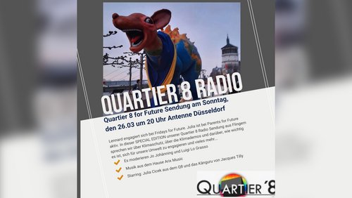QuARTier 8 Radio: Globaler Klimastreik in Düsseldorf - Fridays for Future, Parents for Future