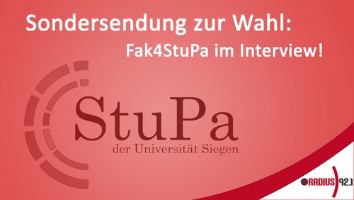 StuPa-Wahl 2018: Fak4StuPa