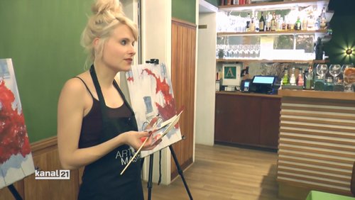 Paint Event von ArtMasters im Restaurant "Greenwich" in Bielefeld