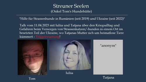 Streuner Seelen: Tatjana und Iuliia über die Situation in der Ukraine und Straßentiere