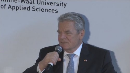 Joachim Gauck spricht über die deutsche Identität