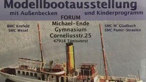 Rheinzeit: Modellboot-Ausstellung in Tönisvorst