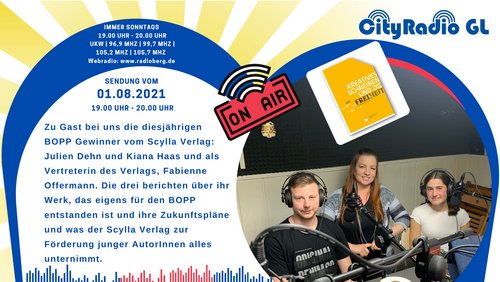 CityRadio GL: Kiana Haas und Julien Dehn, "DER BOPP 2021"