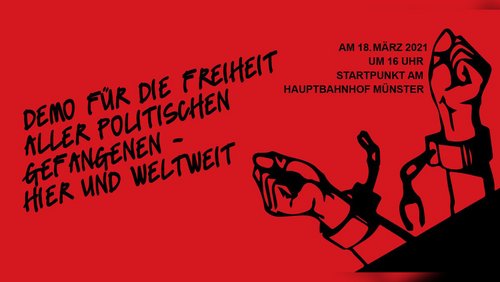 News-Magazin: "Freiheit für alle politischen Gefangenen" - Demonstration in Münster