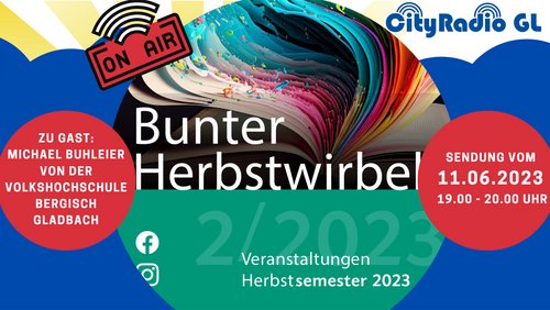 CityRadio GL: Skatepark an der Saaler Mühle, Berufsmesse "4Starters", VHS Bergisch Gladbach