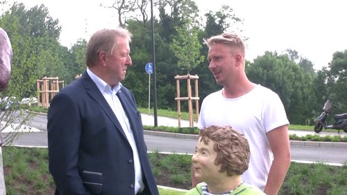 Figurentaufe für Horst Hrubesch und Maik Hanke