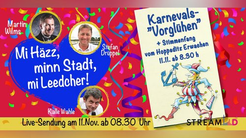 Mi Häzz, Minn Stadt, Mi Leedcher: Hoppeditz-Erwachen in Düsseldorf 2021