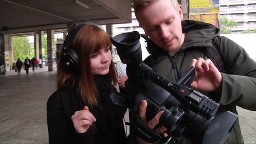 tv.RUB: "foodsharing Bochum", Bodenplatten an der RUB, Making-of