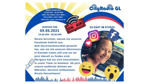 CityRadio GL: Nicola Henselmann - Radiomoderatorin, Deutscher Schulpreis 2021, Schloss Bensberg