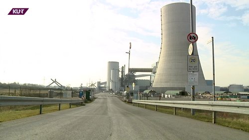 Nahaufnahme: Neues Kohlekraftwerk im Ruhrgebiet