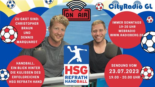 CityRadio GL: Christopher Braun und Dennis Marquardt - HSG Refrath/Hand, Bienen im Zanders-Areal