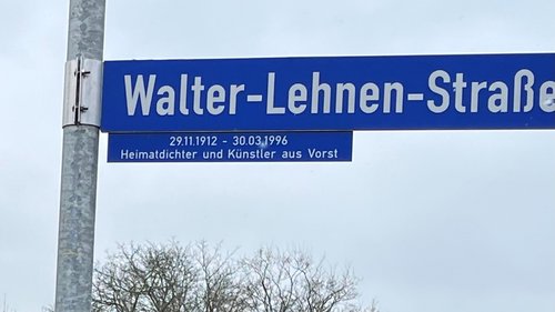TönisVorster Heimatwelle: Walter-Lehnen-Straße in Tönisvorst