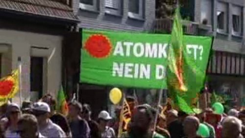 Ökoplosiv: Ökologisch Grillen, Anti-Atomkraft-Demo in Gronau