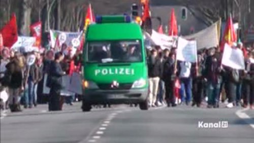 Bielefeld Sozial: Demo gegen "Pro NRW", Kreativ-Werkstatt