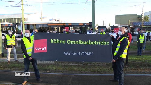Streik im ÖPNV in Bielefeld