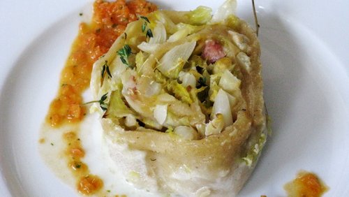 Brunnert kocht: Strudel mit Maiwirsing und Spargel