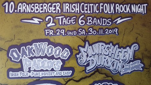 Musik aus dem Sauerland: 10 Jahre "Irish Celtic Rock Night" im GVU-Heim in Hüsten