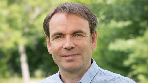 Im Glashaus: John Haberle, Direktkandidat für "Bündnis 90/Die Grünen"