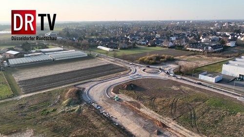 Gewerbegebiet "Commerhof" in Kaarst aus der Luft