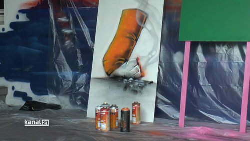 Graffiti legal statt illegal - Graffiti Workshop in Bielefeld