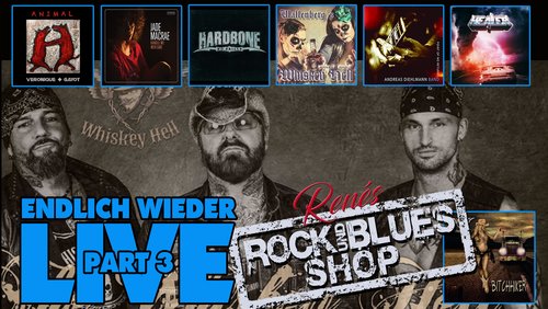 Renés Rock- und Blues-Shop: Andreas Diehlmann Band, Hardbone, Kirk Fletcher