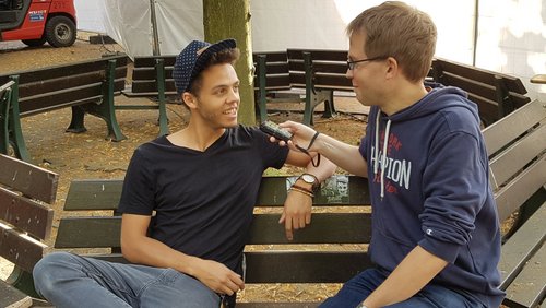 Vor Ort: Malik Harris, Pop-Sänger beim KUNST!RASEN-Festival in Bonn