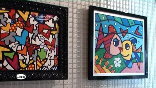 loxodonta: Romero Britto - Kunstausstellung in der Galerie Mensing