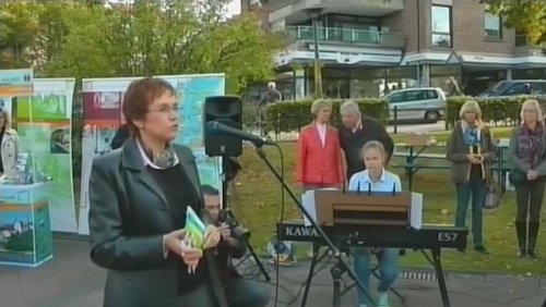 Bürgerpicknick in Rheine: Picknick auf dem Bernburgplatz