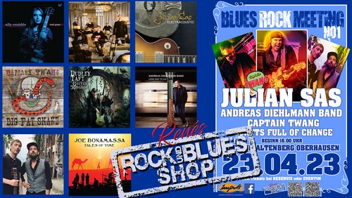 Renés Rock- und Blues-Shop: Ally Venable, Pockets Full of Change, Julian Sas