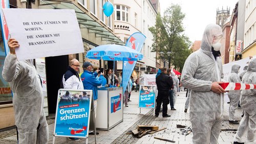 antenne antifa: Kampagne "Keine Stimme der AfD", Verfassungsschutz beobachtet VVN/BDA